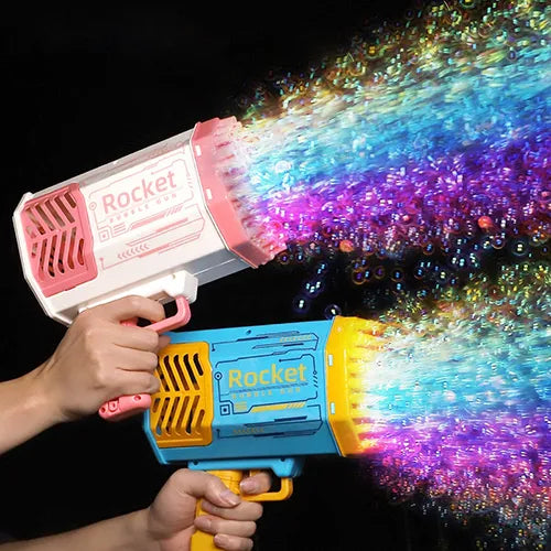 Rocket 69 Soap Bubble Gun - A Magical Gift for Kids!